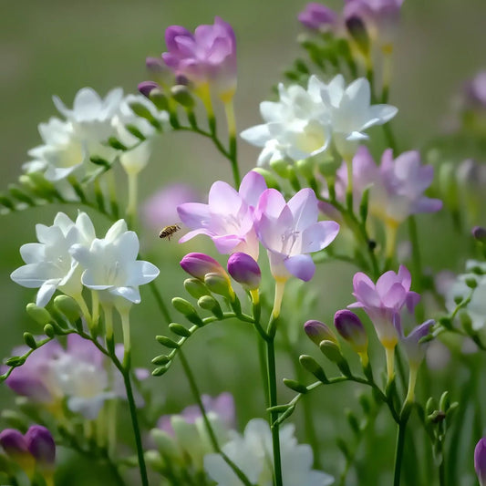 freesia double flower bulbs, fragrant, colorful garden flowers