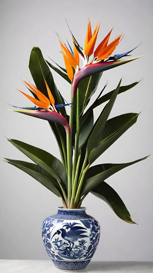 Bird of Paradise Flower Plant (Strelitzia reginae) – Live Plant | 2 Feet Tall | Tropical Ornamental Plant