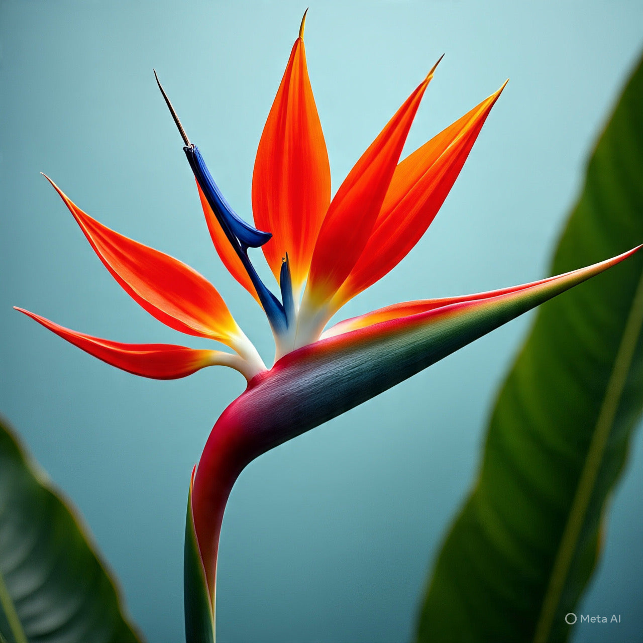 bird of paradise flower strelitzia tropical bloom garden India