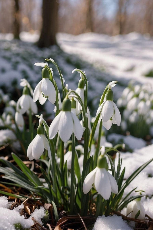 Snowdrops Flower Bulbs for Home Garden