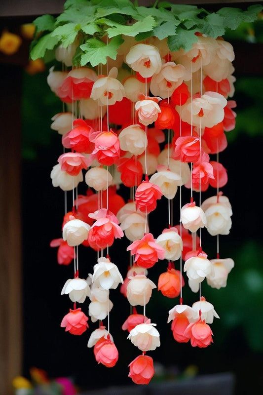 Imported Weeping Begonia Flower Bulbs – Pack of 2 Premium Bulbs for Home & Garden