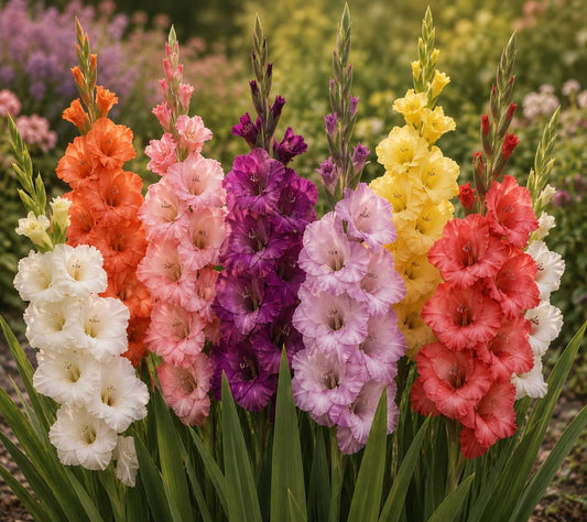 Imported Gladiolus Flower Bulbs Pack of 20  | Easy to Grow | Premium Quality Flower Bulbs for Home Garden