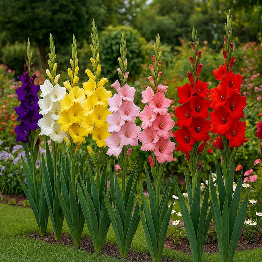 Imported Gladiolus Flower Bulbs Pack of 20 | Premium Quality Flower Bulbs for Home Garden